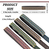 Fingerinspire 14M 4 Colors Ethnic Style Polyester Ribbon OCOR-FG0001-50B-2
