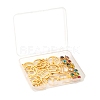 24Pcs 12 Colors 303 Stainless Steel Rhinestone Charms STAS-LS0001-30-7