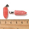 Synthetic Rhodochrosite Pendants G-Z067-07P-18-4