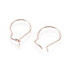 304 Stainless Steel Hoop Earrings Findings LS-STAS-H436-02RG-2