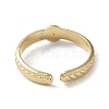 304 Stainless Steel Open Cuff Ring Findings STAS-P334-06G-3