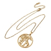 304 Stainless Steel Pendant Cable Chain Necklaces for Men Women NJEW-K308-03D-G-4
