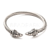 304 Stainless Steel Eagle Cuff Bangles BJEW-E094-17AS-2