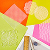24Pcs 11 Styles DIY Plastic Canvas Shapes DIY-CP0012-41-6
