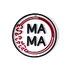 DIY Mother's Day Theme Flat Round Pendant Silicone Molds SIMO-H010-02A-1