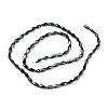 Opaque Glass Beads Strands GLAA-P001-03A-04-3