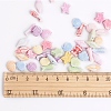 Craft Style Colorful Acrylic Beads X-MACR-Q153-M023-4