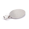 Non-Tarnish 304 Stainless Steel Pendants STAS-G249-01-P-3