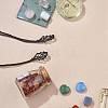 Braided Waxed Cotton Thread Cords Macrame Pouch Necklace Making AJEW-SW00017-7