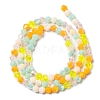 Electroplate Glass Beads Strands EGLA-D018-02D-2