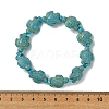 Synthetic Turquoise Beaded Stretch Bracelets for Women BJEW-JB13597-03-2