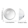 Transparent Half Round Glass Cabochons LS-X-GGLA-R027-30mm-2