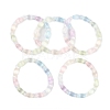 Natural Selenite Beaded Stretch Bracelets for Women BJEW-F481-01A-1