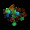 Luminous Transparent Resin Decoden Cabochons RESI-D013-04-2