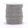 Brass Twisted Chains CHC-Q001-4x3mm-P-5
