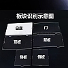 2-Tier Transparent Plastic Action Figures Organizer Display Boxes with Door ODIS-WH0002-75-4