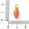 Alloy Enamel Pendants AL-CBA24A7-01G-01-3