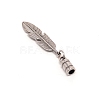 Alloy Cord Ends PALLOY-WH0093-08B-2