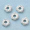 Rack Plating Brass Micro Pave Cubic Zirconia Beads KK-A186-01C-S-3