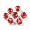 Handmade Gold Foil Glass Beads LAMP-C004-03B-3
