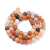 Natural Golden Silk Jade Beads Strands G-K410-07-6mm-2