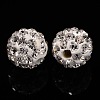 Polymer Clay Rhinestone Beads RB-A053-6mm-01-2