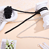 Grenadine & Plastic Pearl Ribbon OCOR-WH0105-170A-4