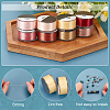 Nylon Beading Thread NWIR-WH0005-10T-4