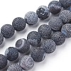 Natural Weathered Agate Beads Strands G-F628-01-C-1