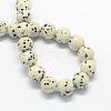 Synthetic Gemstone Beads Strands X-G-R271-8mm-Y29-2