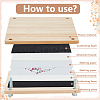 Wooden Flower Press Plates DIY-BC0013-73C-4