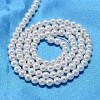Round Shell Pearl Bead Strands BSHE-L011-3mm-A013-3