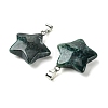 Natural Moss Agate Pendants GG-K002-10P-2