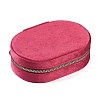 Italian Velvet Double Layers Jewelry Set Storage Zipper Boxes CON-G023-10D-1