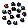Opaque Black Acrylic Beads MACR-Q242-009-2