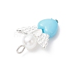 Angel and Heart Pendants PALLOY-JF03789-5