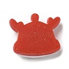 Christmas Theme Opaque Resin Cabochons LS-RESI-E043-01D-2
