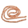 Natural Peach Moonstone Beads Strands LS-G-A097-C02-01-3