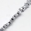 Electroplate Non-magnetic Synthetic Hematite Beads Strands G-J173-4x4mm-02-3