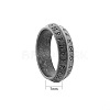 Viking Rune Titanium Steel Finger Rings for Men WGDF4AB-61-2