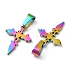 Ion Plating(IP) 304 Stainless Steel Pendants STAS-Z018-01MC-2