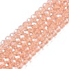 Electroplate Glass Beads Strands EGLA-A044-T3mm-A21-1