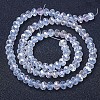 Electroplate Glass Beads Strands X-EGLA-A034-T4mm-B02-2
