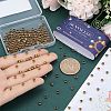200Pcs PVD Vacuum Plating 304 Stainless Steel Spacer Beads STAS-SC0006-89A-3