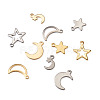 304 Stainless Steel Pendants STAS-PJ0001-07-4