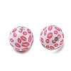 Printed Opaque Acrylic Beads AC-CBA6329-01B-02-2