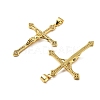 Brass Micro Pave Cubic Zirconia Pendants KK-Z114-05G-2