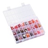 288G 24 Colors Glass Seed Beads SEED-JQ0005-01B-4mm-7