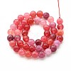 Natural Quartz Beads Strands G-N355-8mm-24-2