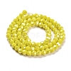 Opaque Glass Beads Stands EGLA-A035-P4mm-B04-2
